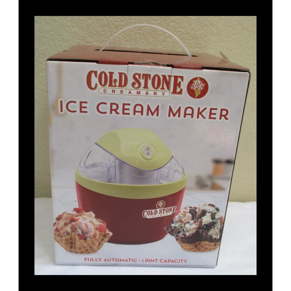 Cold Stone Creamery Ice Cream Maker - 1 Pint Fully Automatic NEW